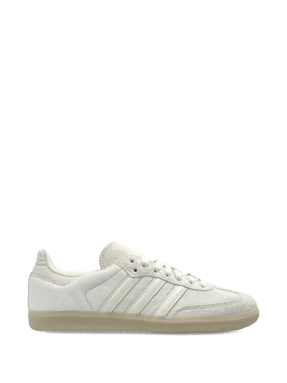 adidas stripe-detail leather sneakers - Toni neutri