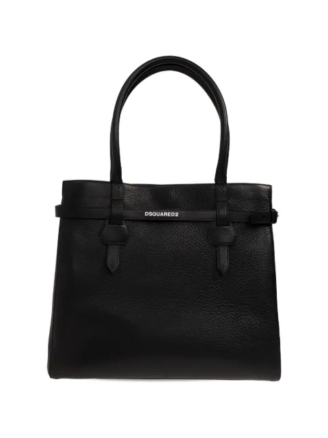 DSQUARED2 strap leather tote bag
