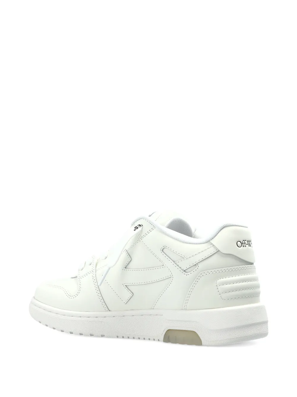 Off-White Out of Office For Walking leather sneakers Wit