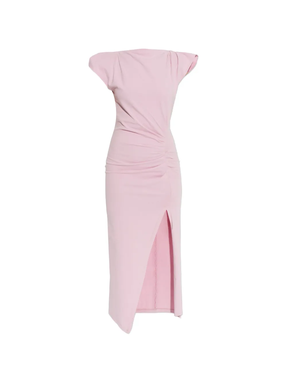 ISABEL MARANT ruched slit dress - Rosa