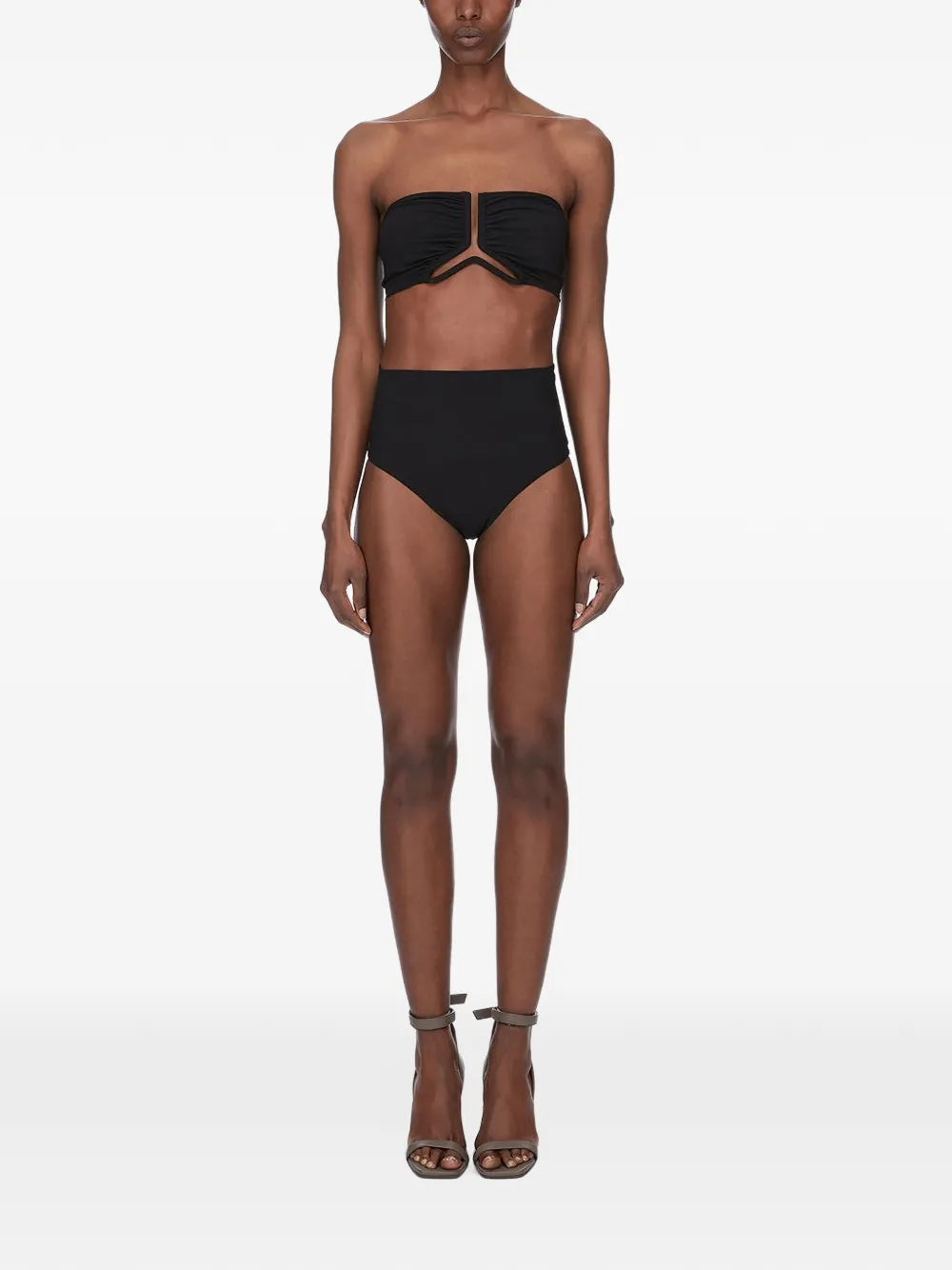Rick Owens High waist bikinitop Zwart