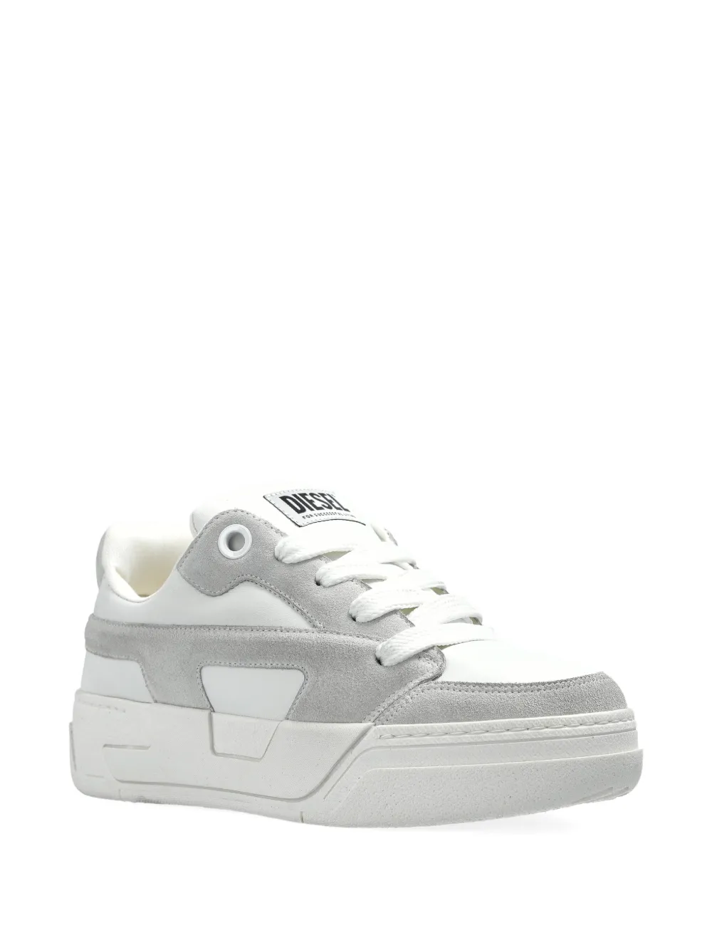 Diesel Sneakers met vlakken Wit
