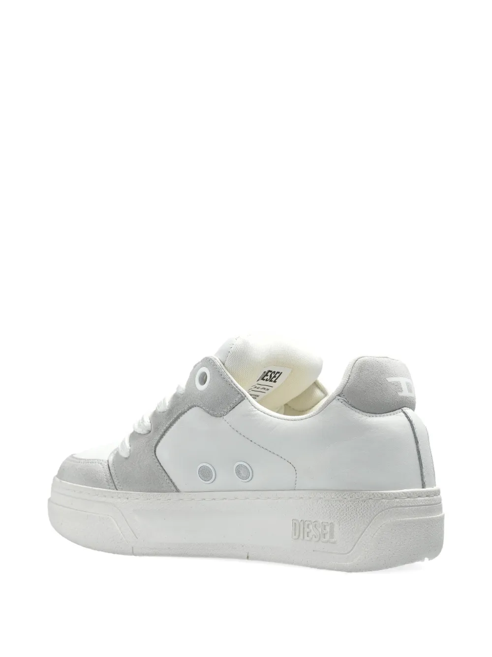 Diesel Sneakers met vlakken Wit