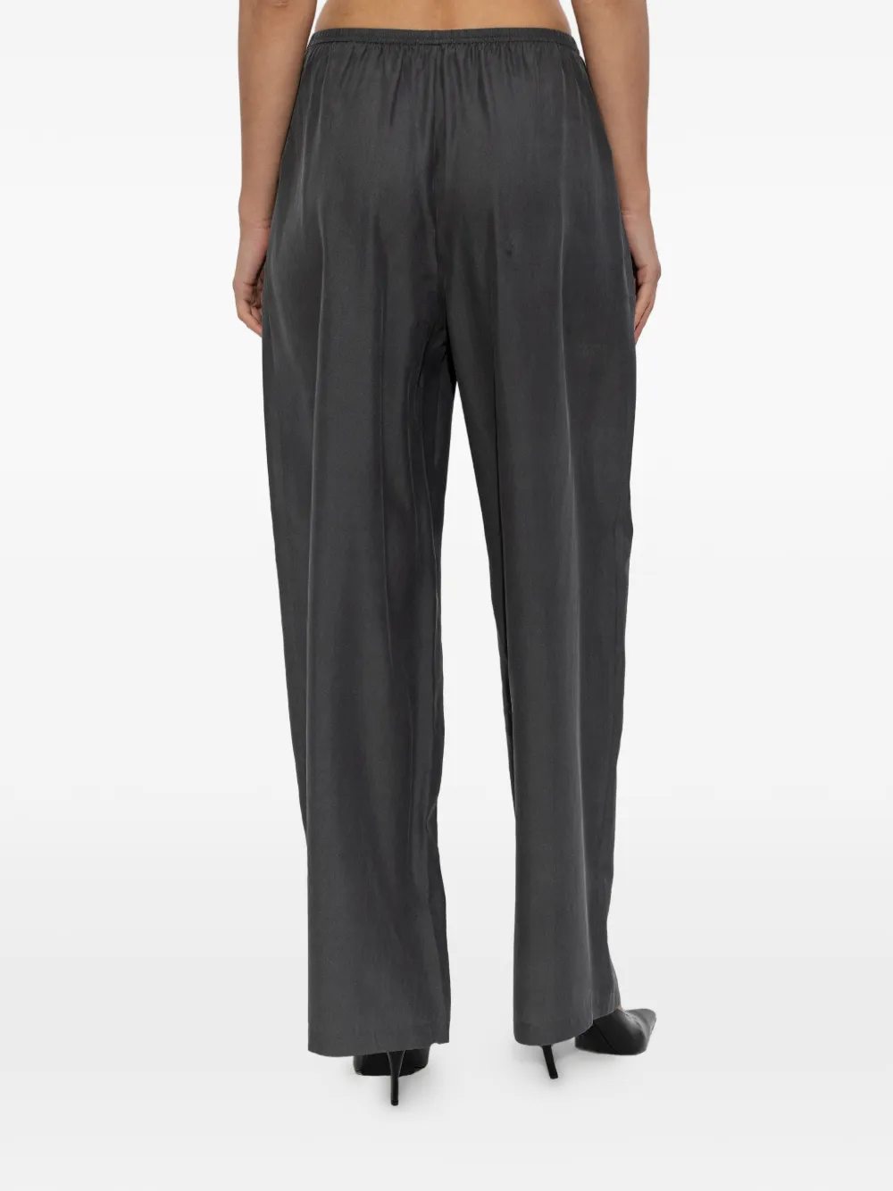Alexander Wang Mid-waist zijden trainingsbroek Grijs