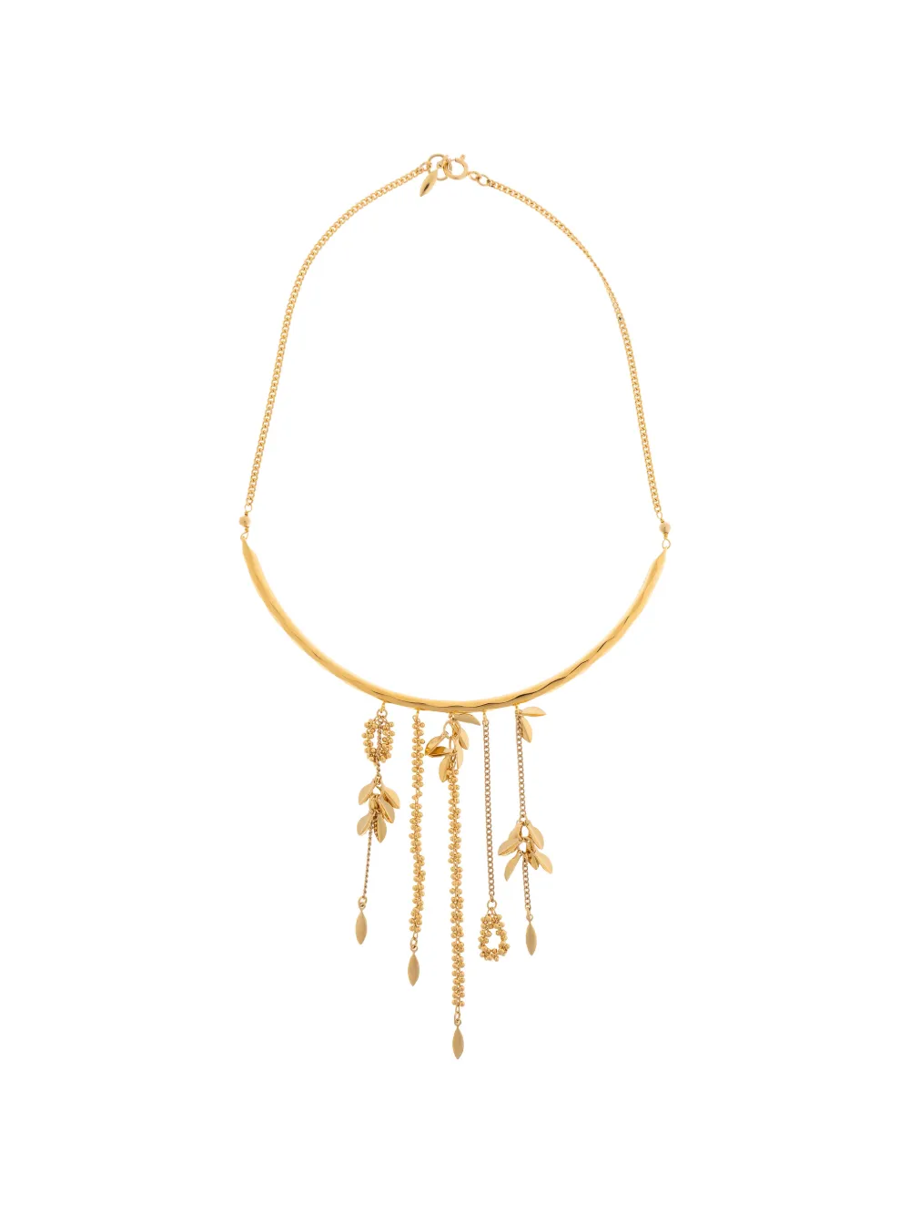 ISABEL MARANT Dore leaf-charm necklace - Oro