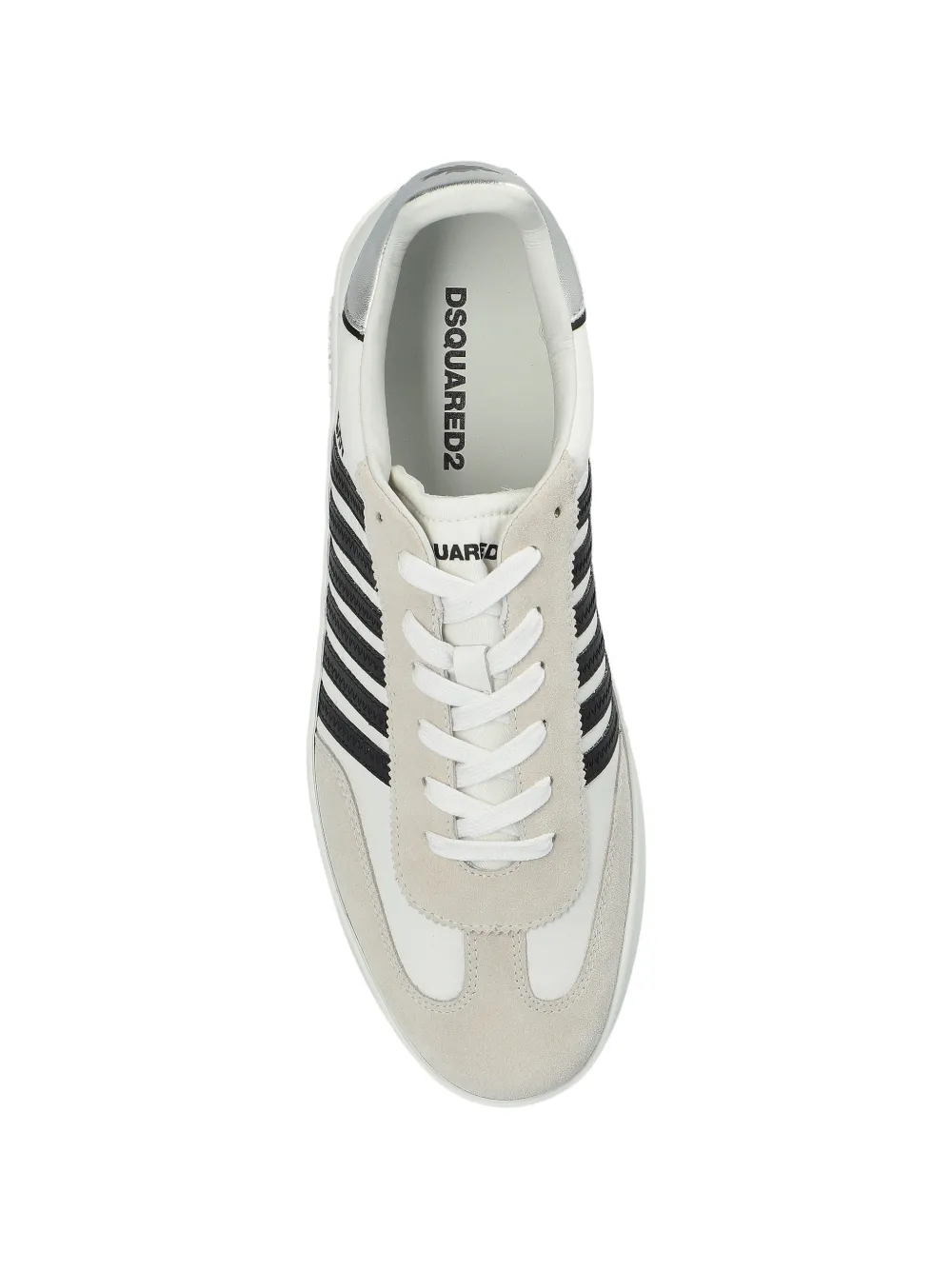 DSQUARED2 Sneakers met streep Wit