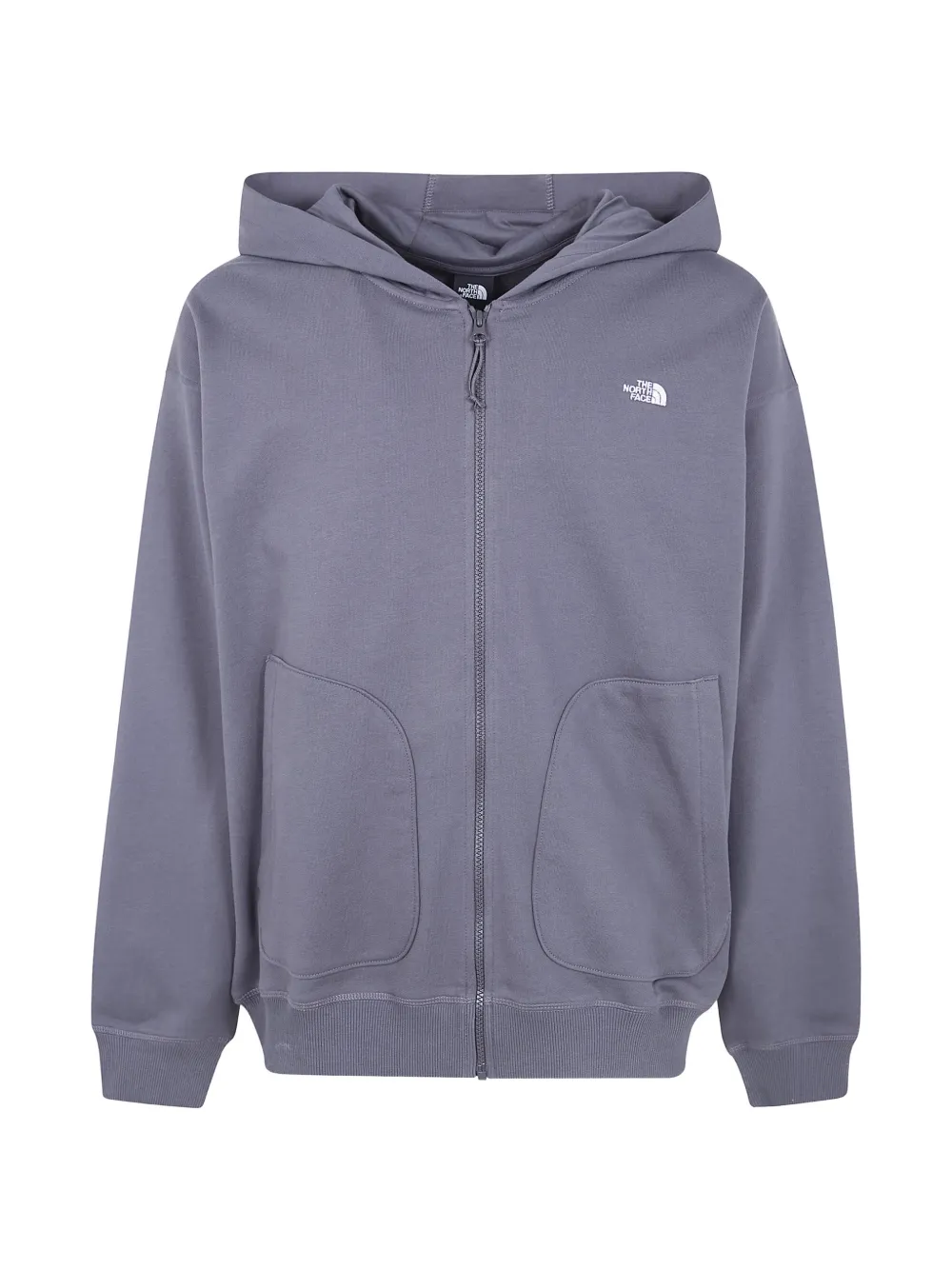 The North Face zip-up hoodie - Grau