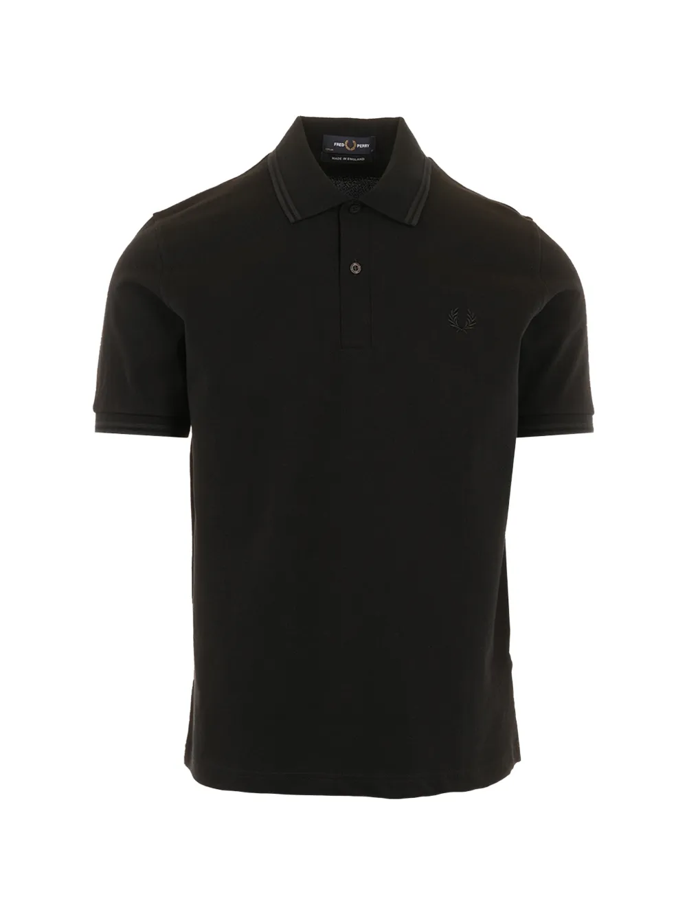 Fred Perry laurel-wreath polo shirt – Black