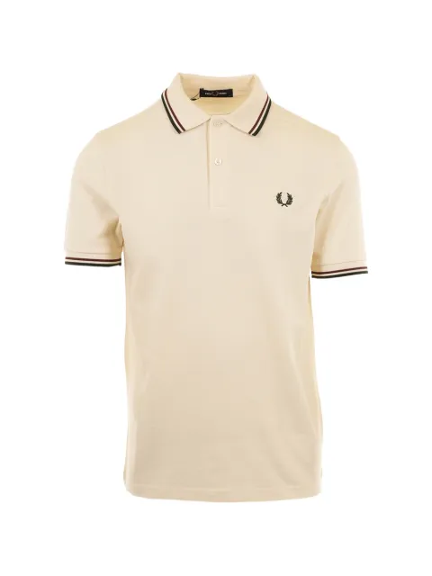 Fred Perry striped-collar polo