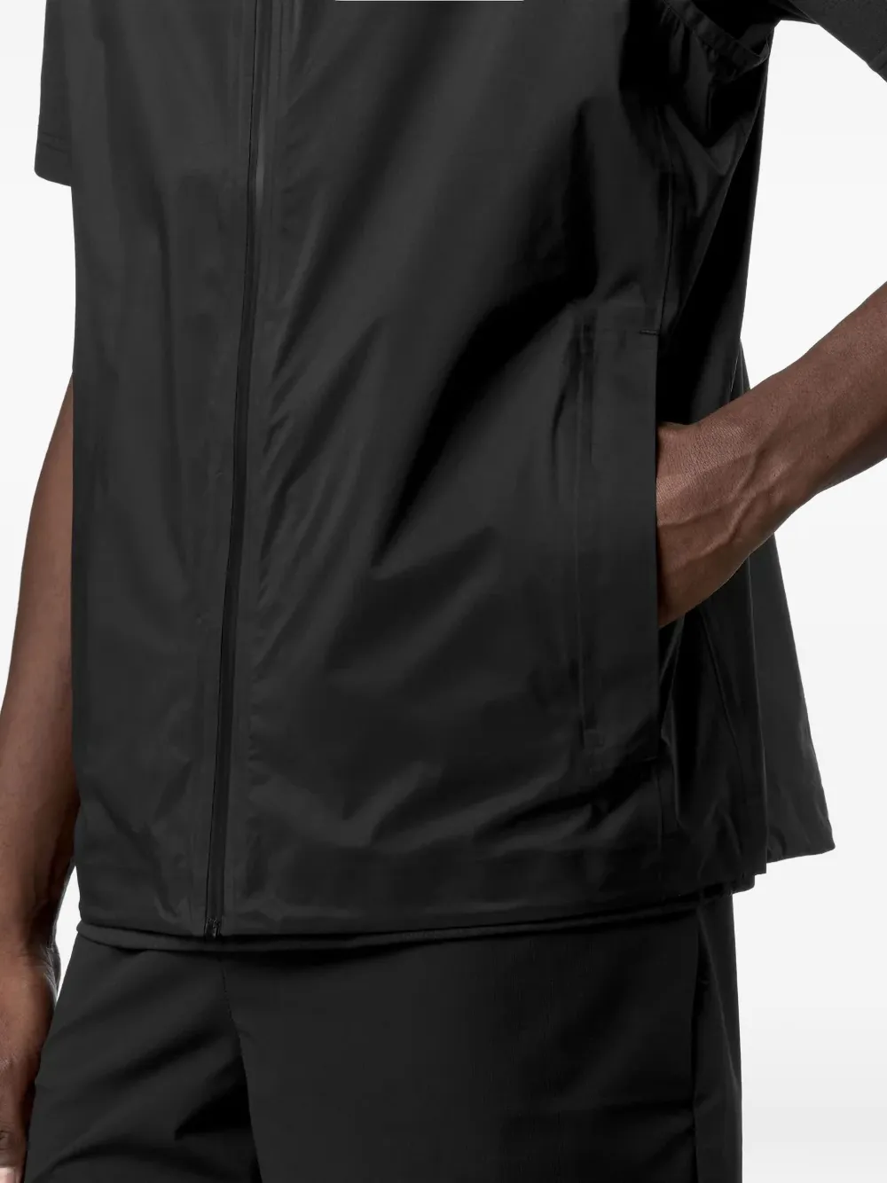 K-Way Croxier jack met rits en logo Zwart