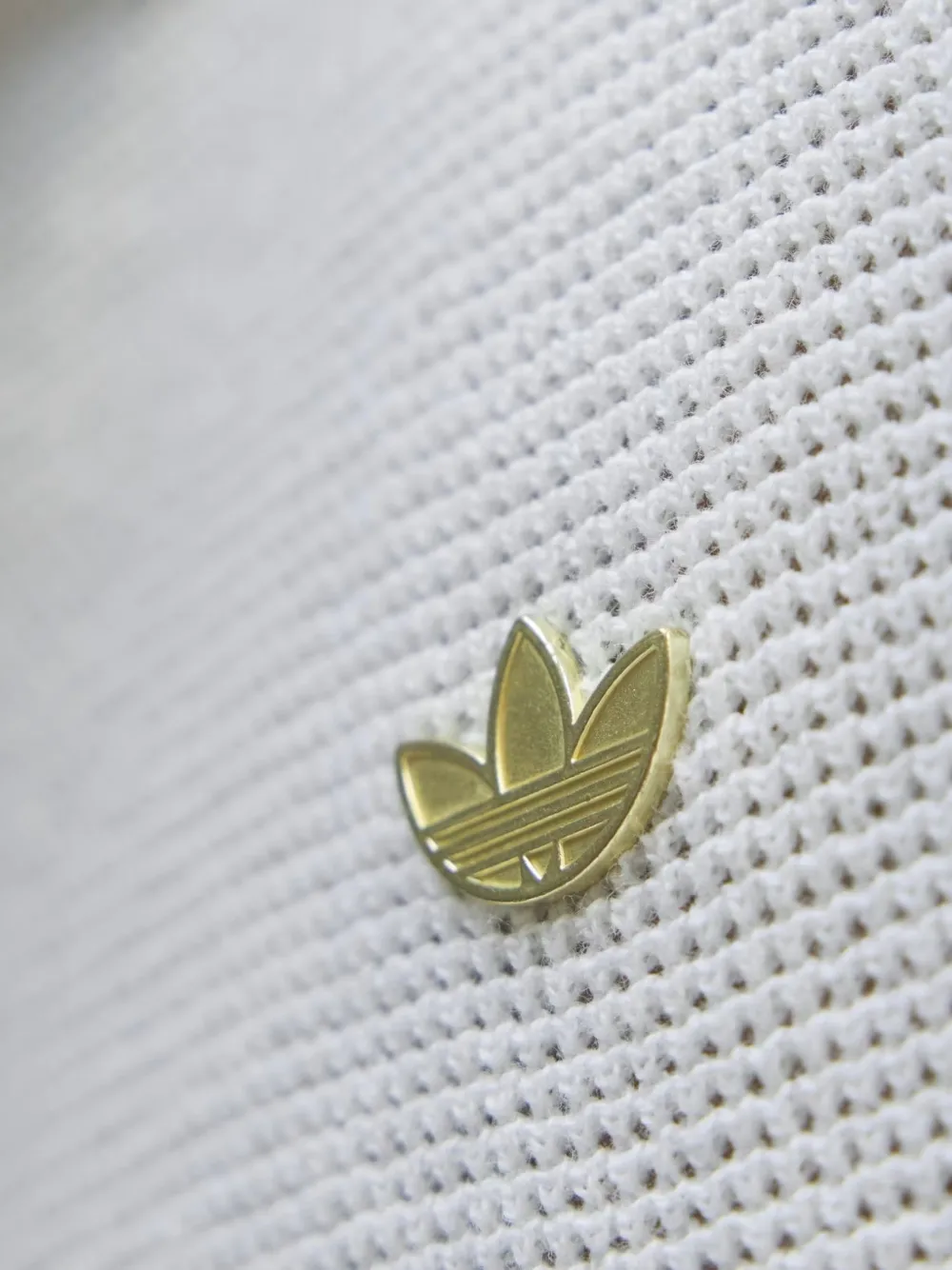 adidas Poloshirt met geborduurd logo Wit