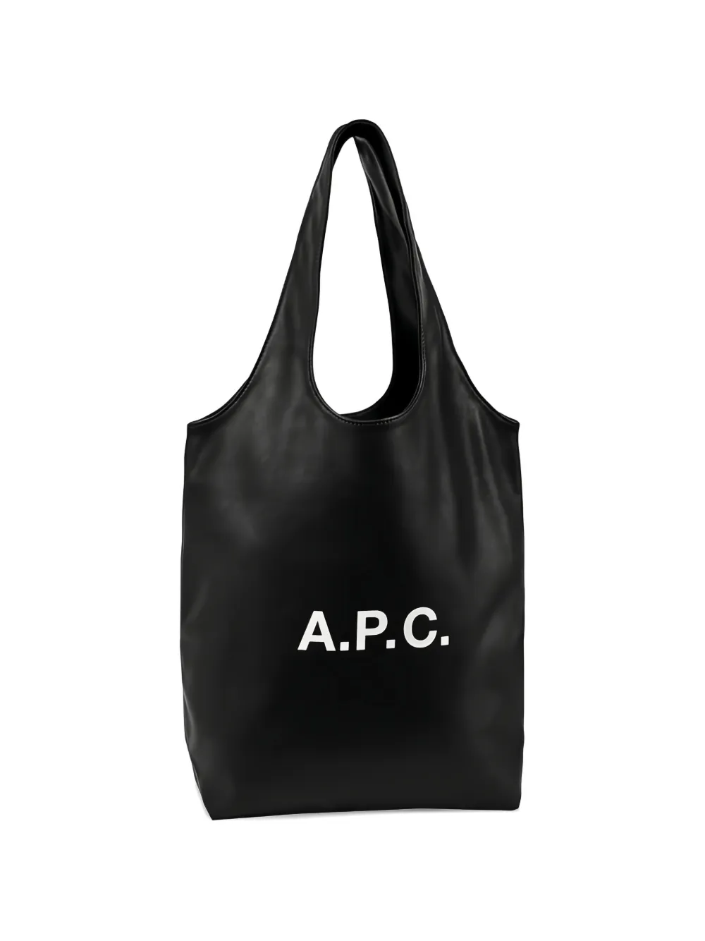A.P.C. Shopper met logo Zwart
