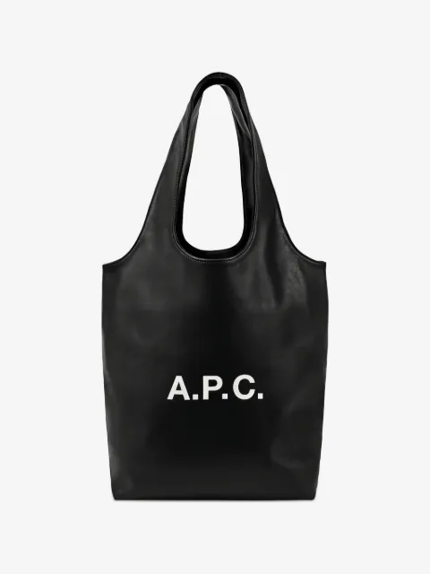 A.P.C. logo tote bag
