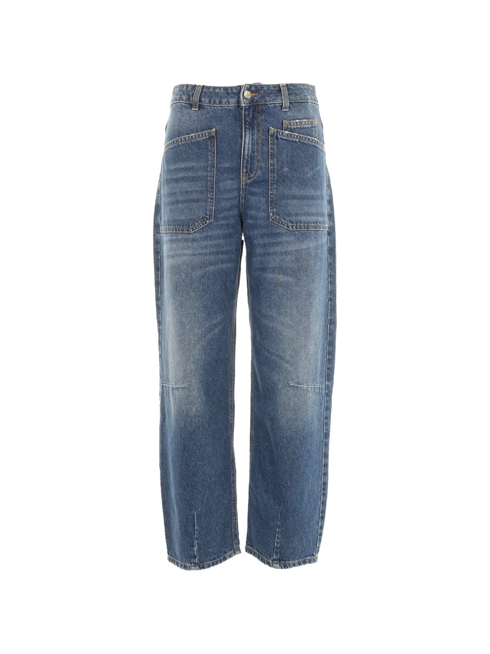 LIU JO patch pocket jeans - Blu