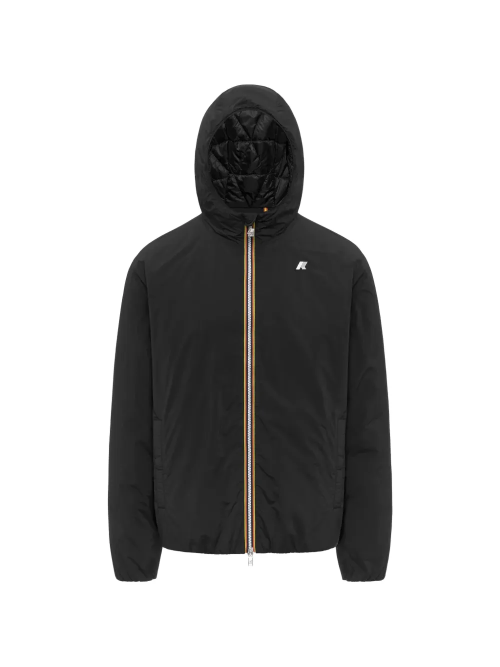 K-Way hooded zip jacket - Nero