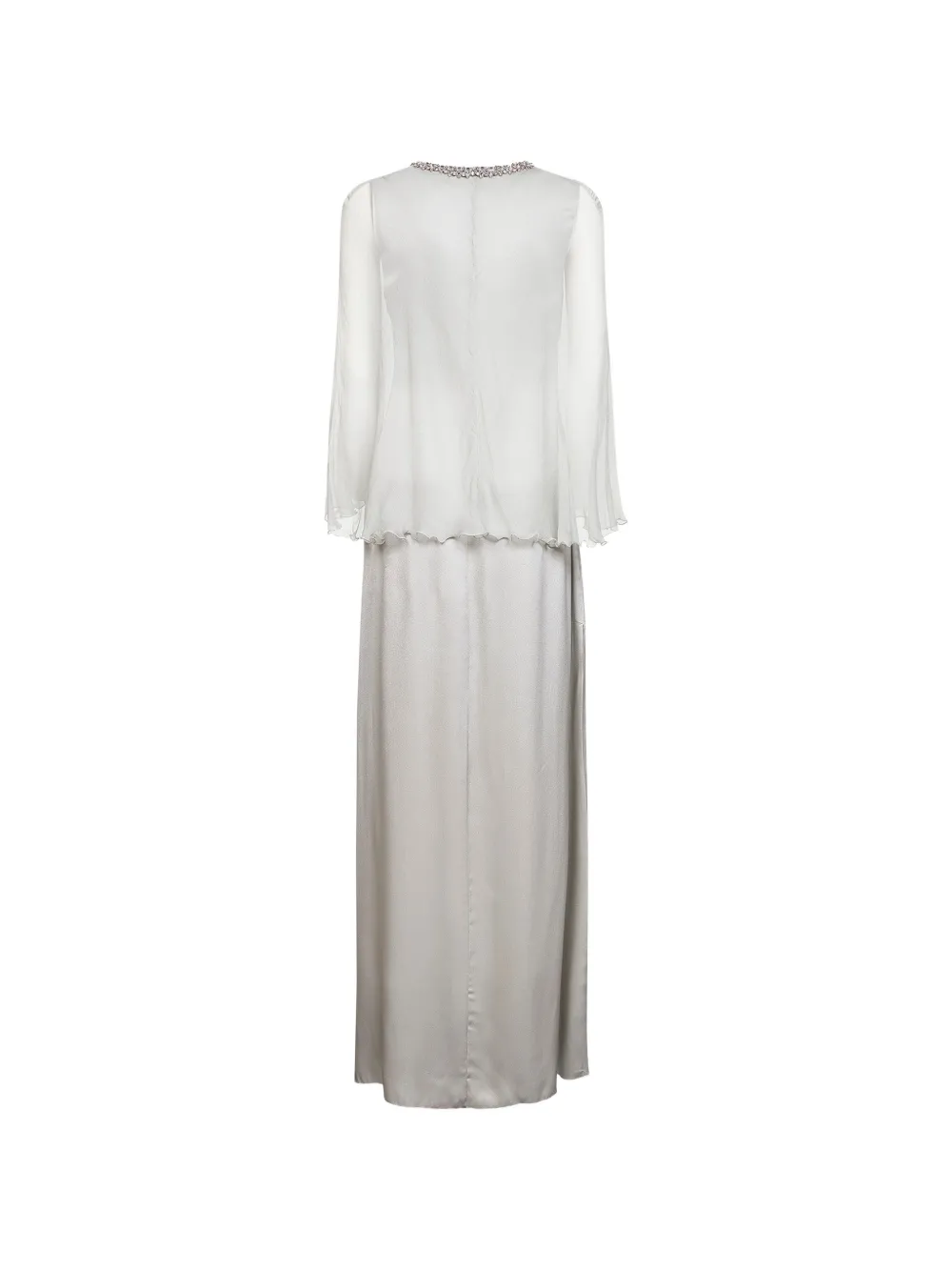 Alina V-neck maxi dress - Grijs