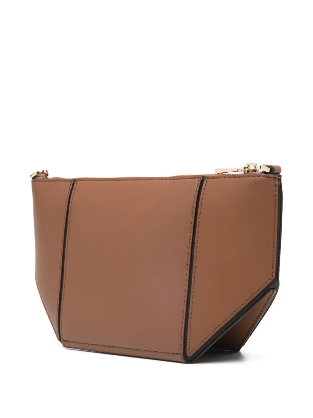  Michael Michael Kors Monogram Shoulder Bag - Brown 