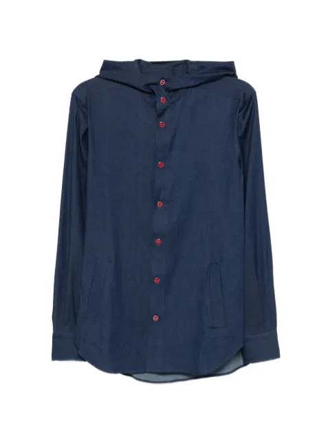 Kiton Mariano hooded shirt