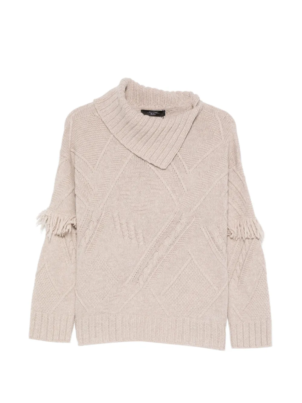 Max Mara Mastro fringed sweater - Toni neutri