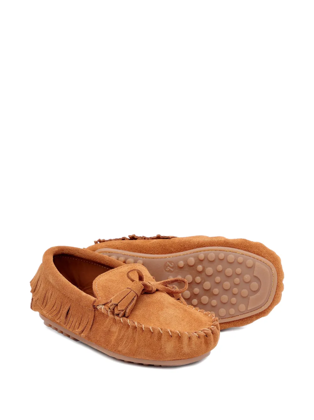 Pèpè Loafers met kwastje en franje Bruin