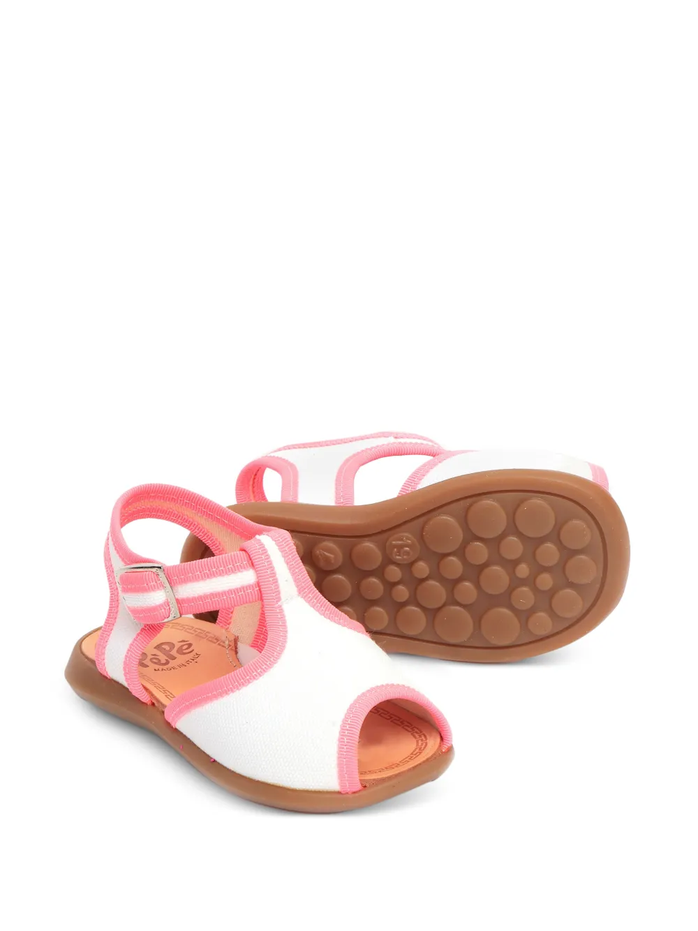 Pèpè Sandalen met gesp Wit