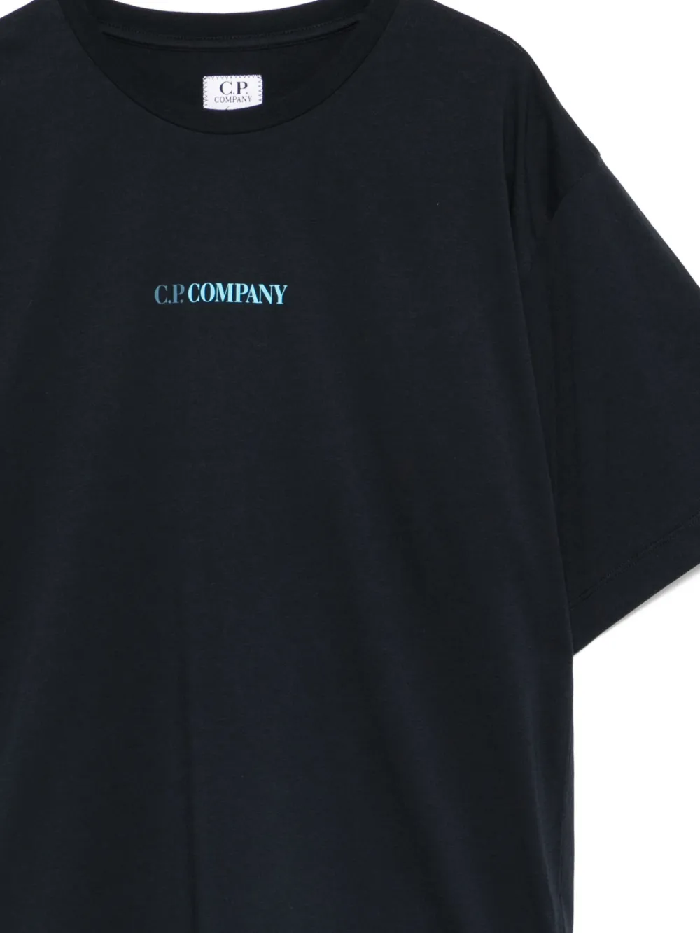 C.P. Company Kids T-shirt met logo Blauw