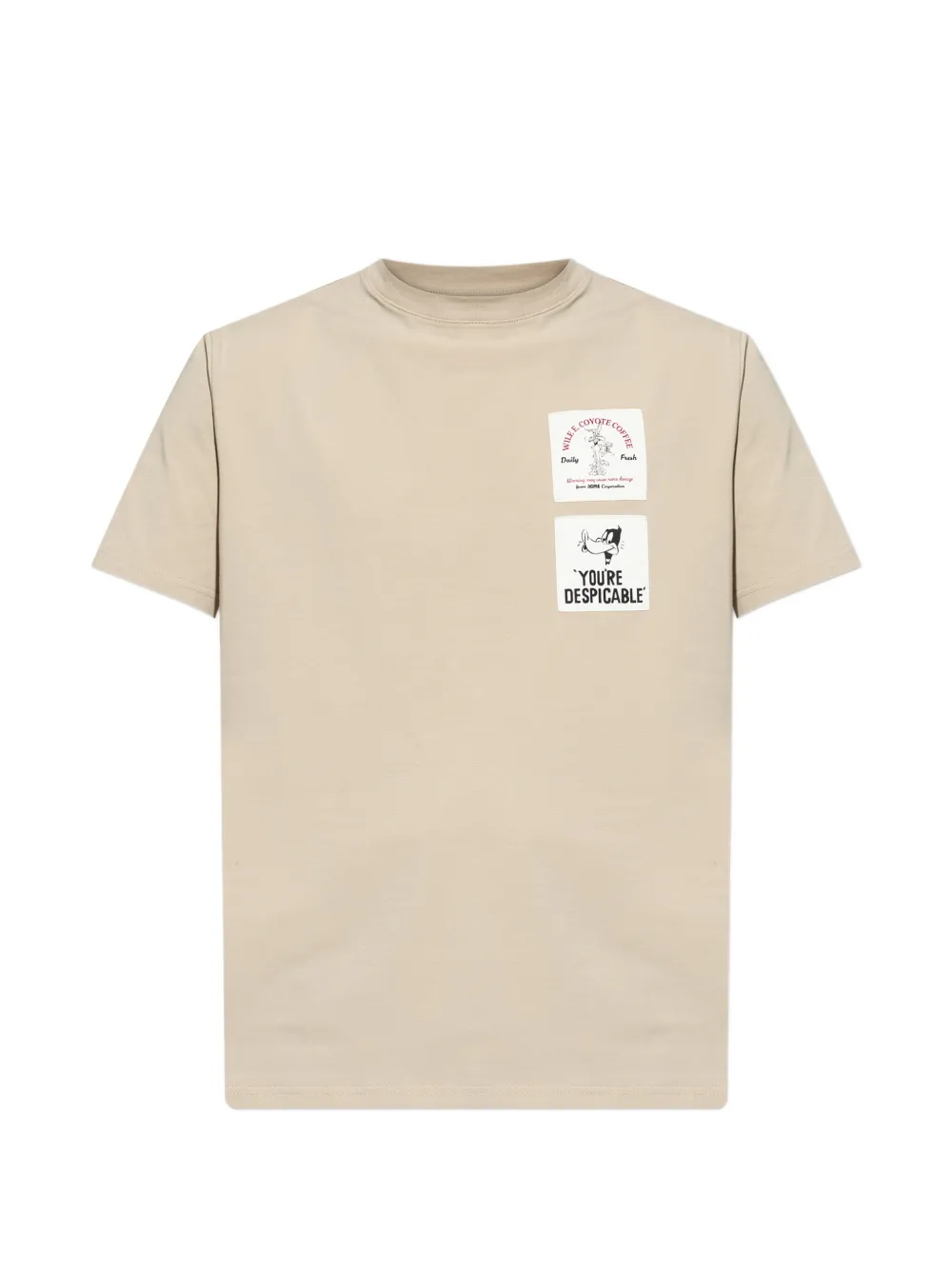 Iceberg patchwork T-shirt - Toni neutri