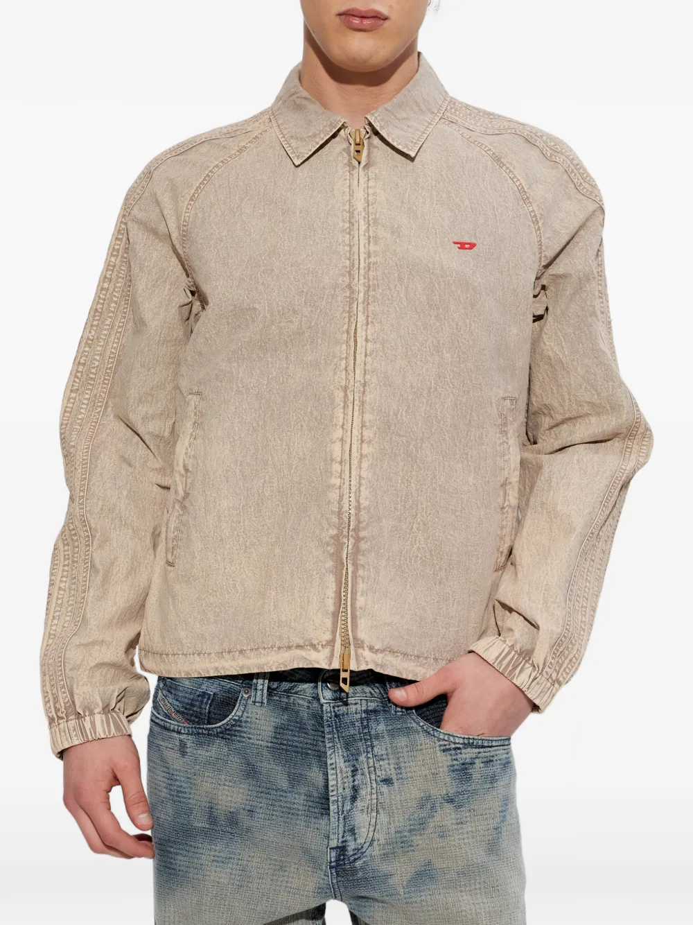  Diesel Zip Jacket - Neutrals 