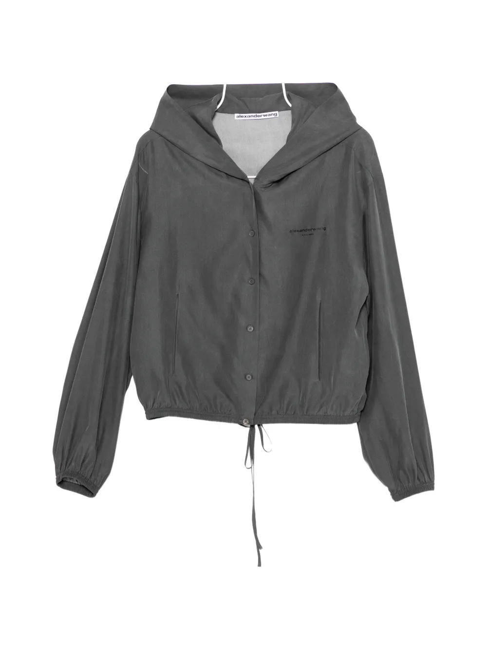 Alexander Wang buttoned oversized jacket - Grigio