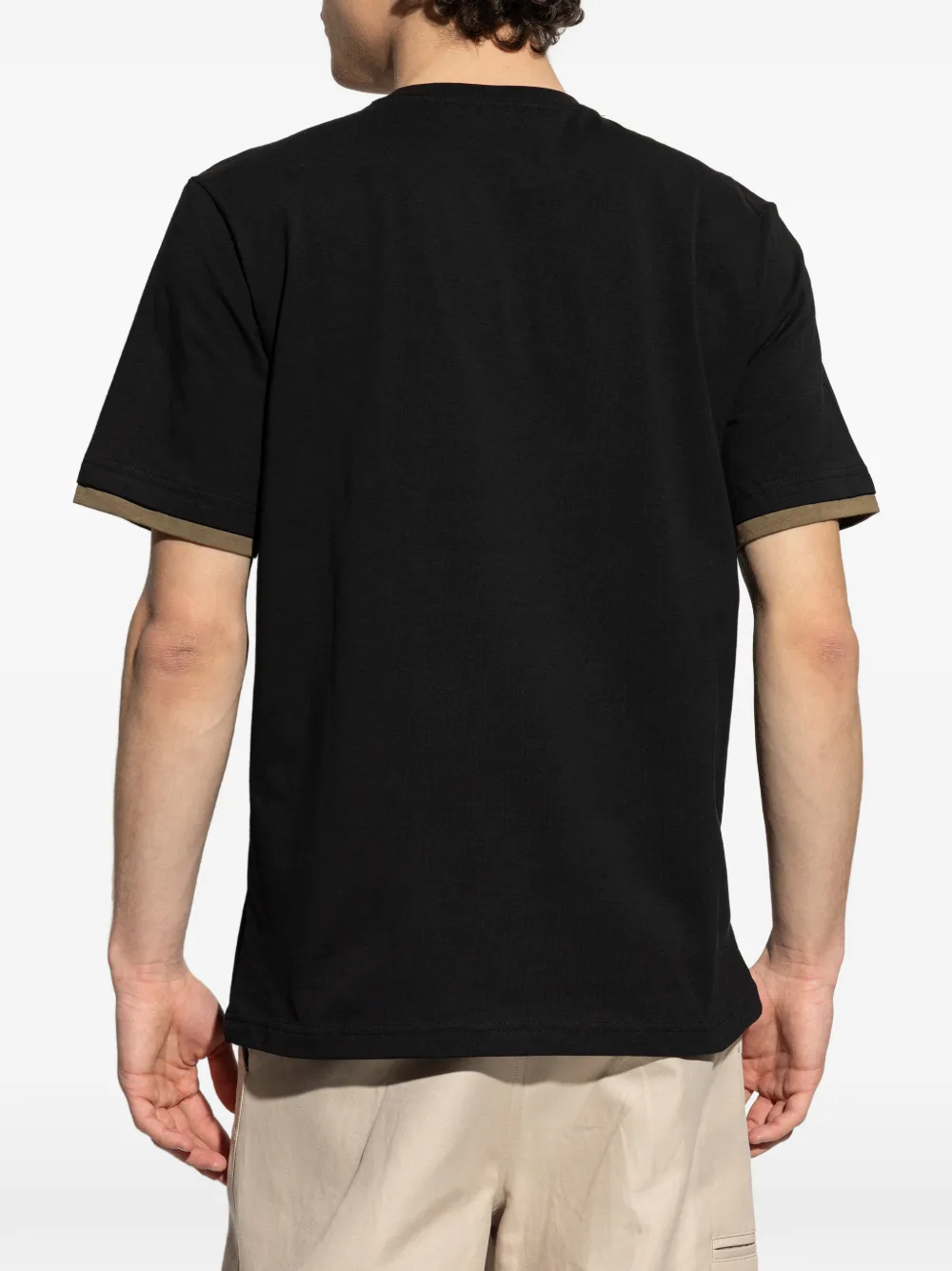 Iceberg T-shirt verfraaid met patch Zwart