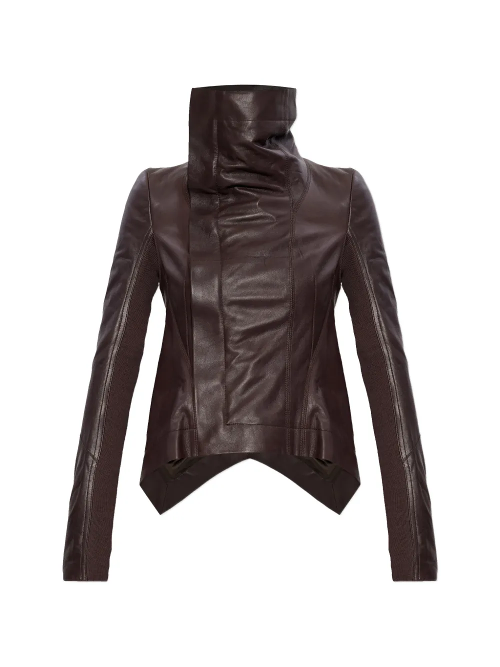Rick Owens Naska leather jacket - Rosso