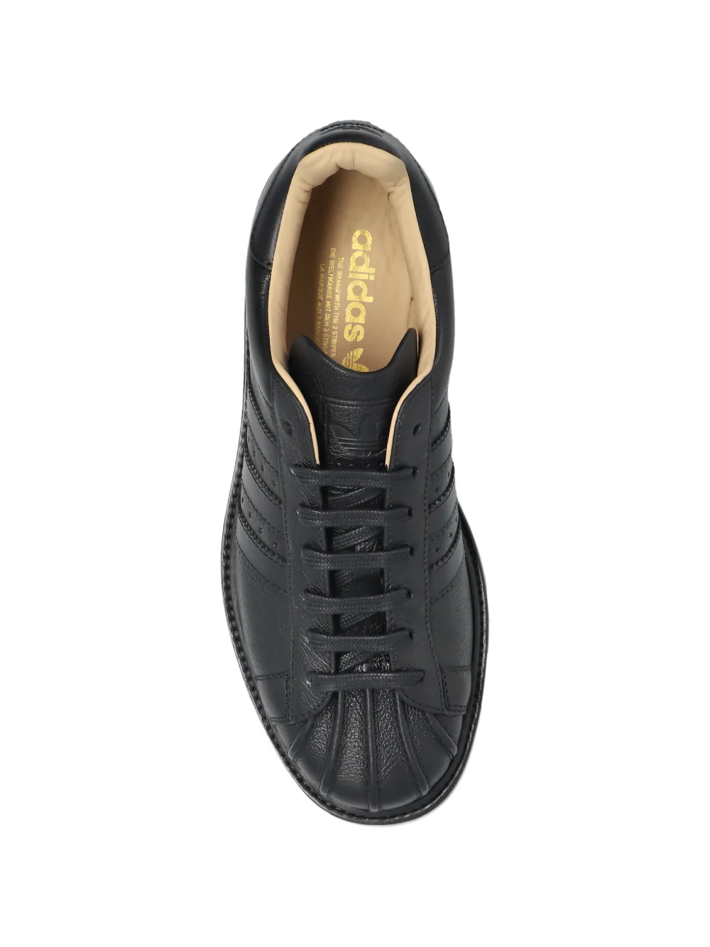 adidas Superstar leren sneakers Zwart