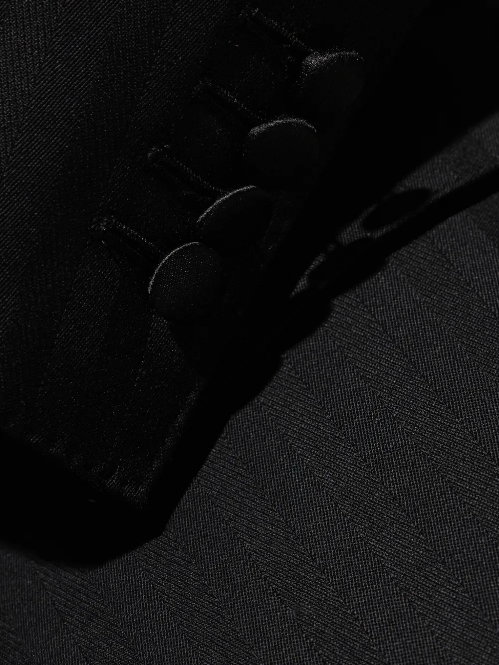 striped peak-lapel blazer