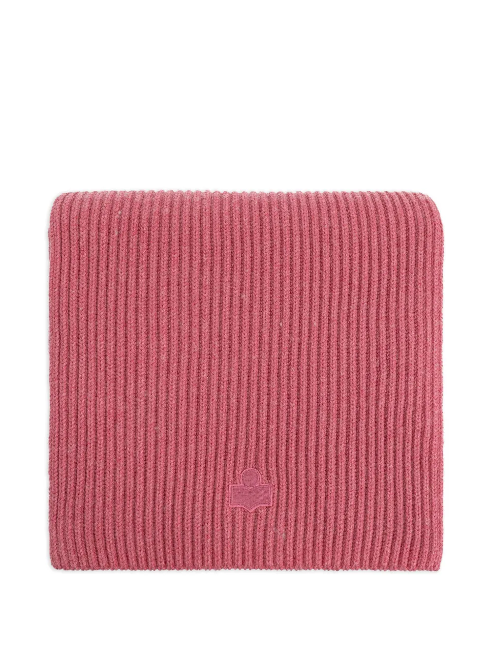 ISABEL MARANT Marion ribbed-knit scarf - Rosa