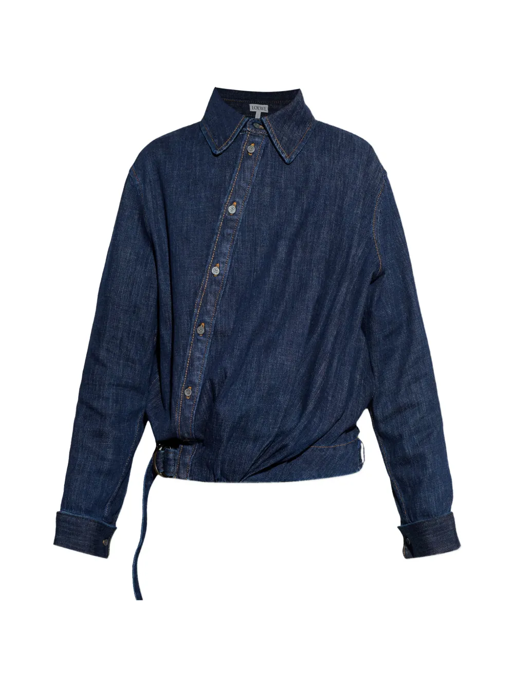 LOEWE Camicia con cintura - Blu