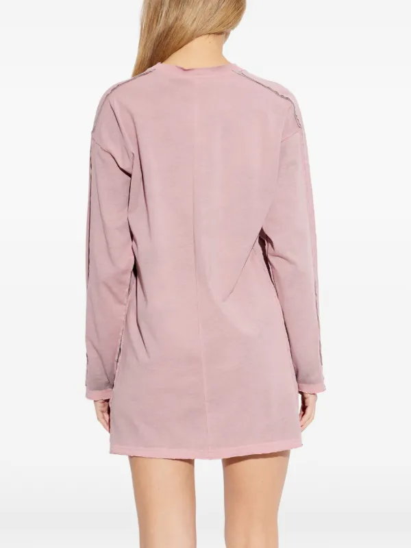 Diesel D-Aliene long-sleeve Mini Dress | Pink | FARFETCH Diesel D-Aliene long-sleeve Mini Dress | Pink | FARFETCH