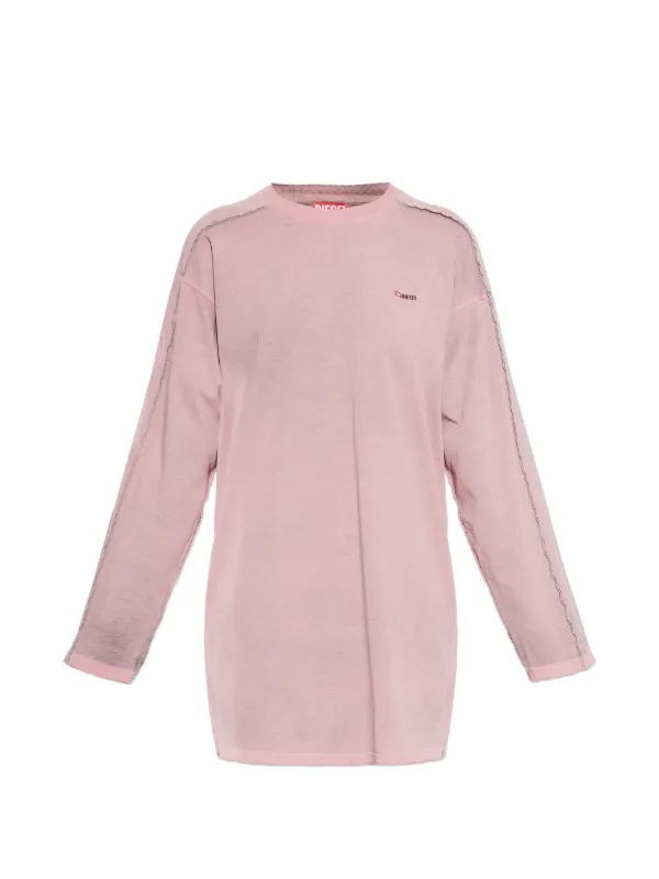 Diesel D-Aliene long-sleeve Mini Dress | Pink | FARFETCH Diesel D-Aliene long-sleeve Mini Dress | Pink | FARFETCH