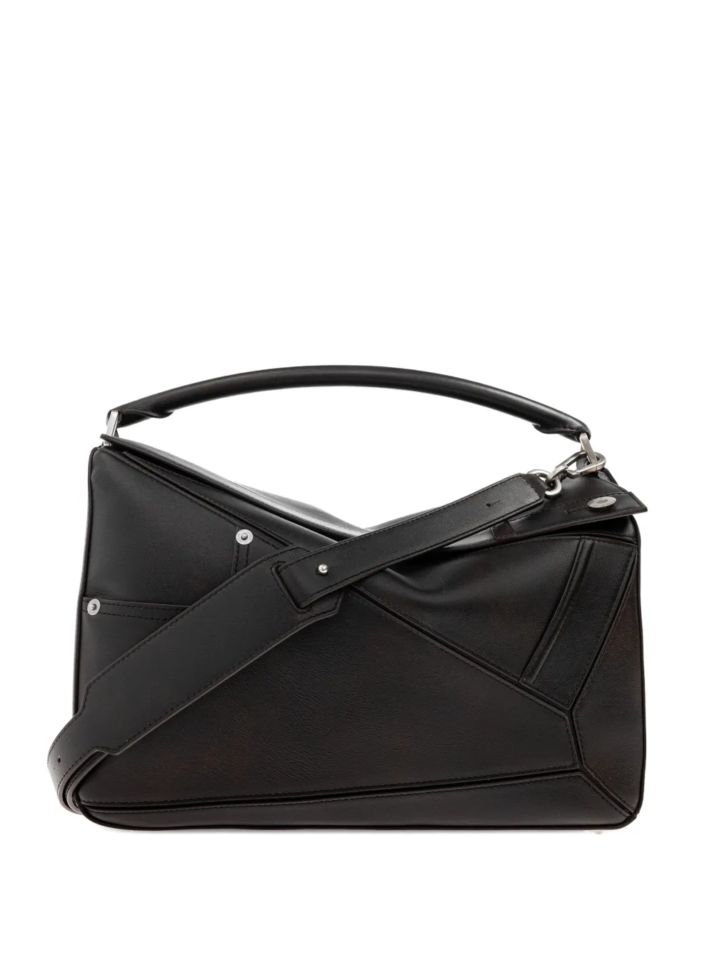 LOEWE large Puzzle shoulder bag - Marrone