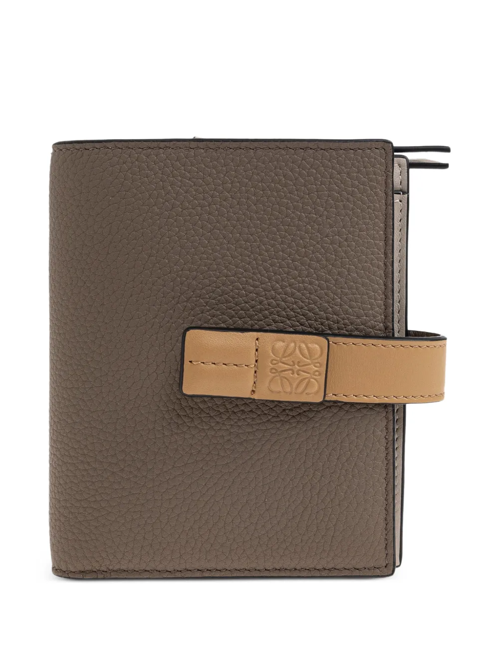 LOEWE logo-detail leather wallet - Marrone