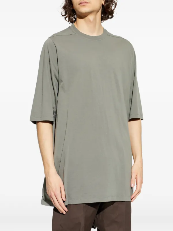 Rick Owens Shoulder Seams T-shirt | Grey | FARFETCH JO
