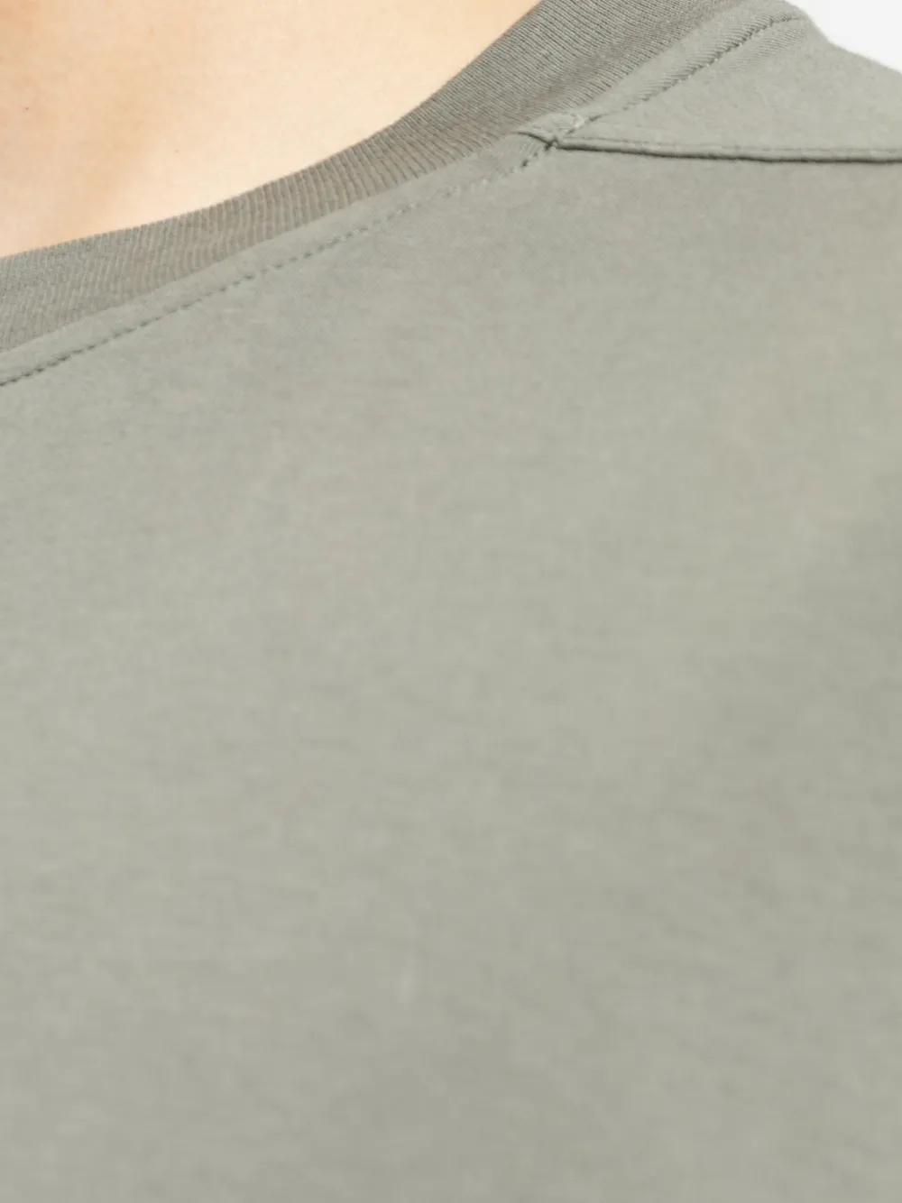 Rick Owens T-shirt met afwerking Grijs