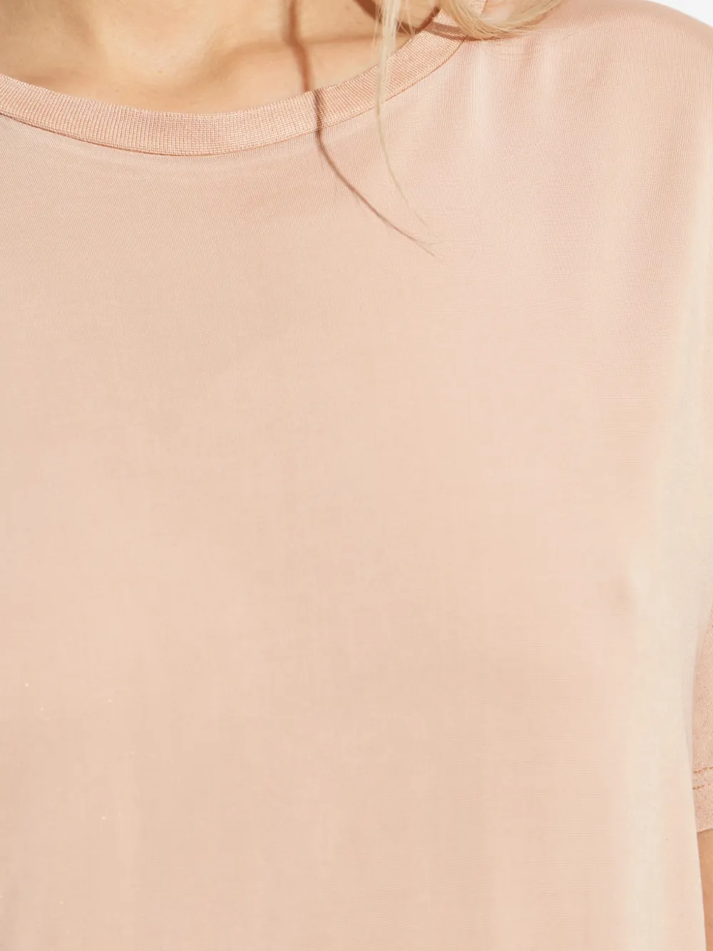 Diesel T-shirt met ronde hals Beige