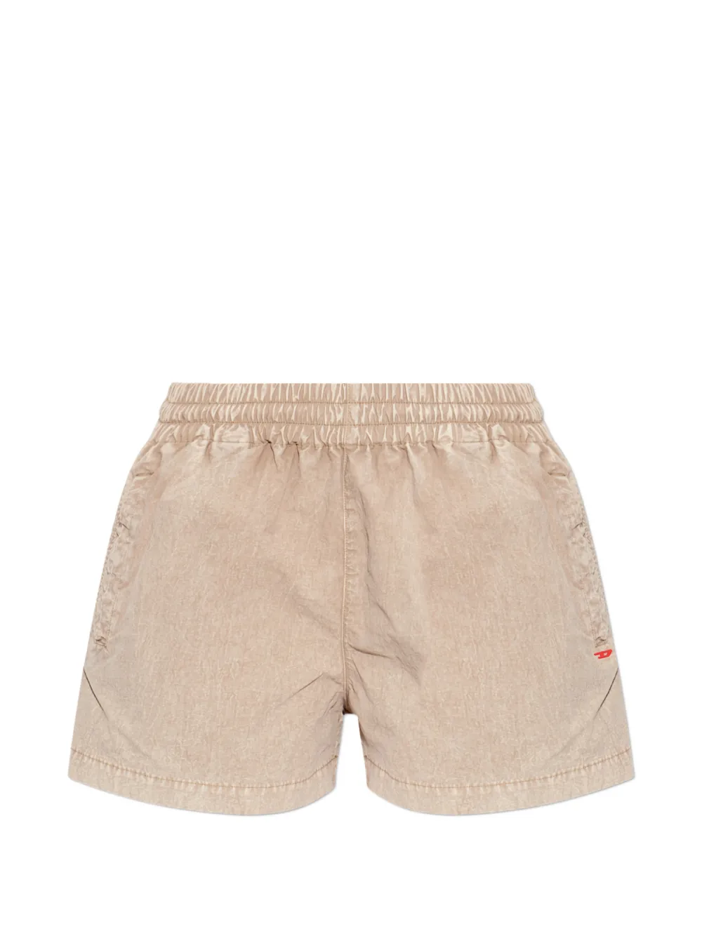 Diesel S-unny shorts met elastische taille Beige