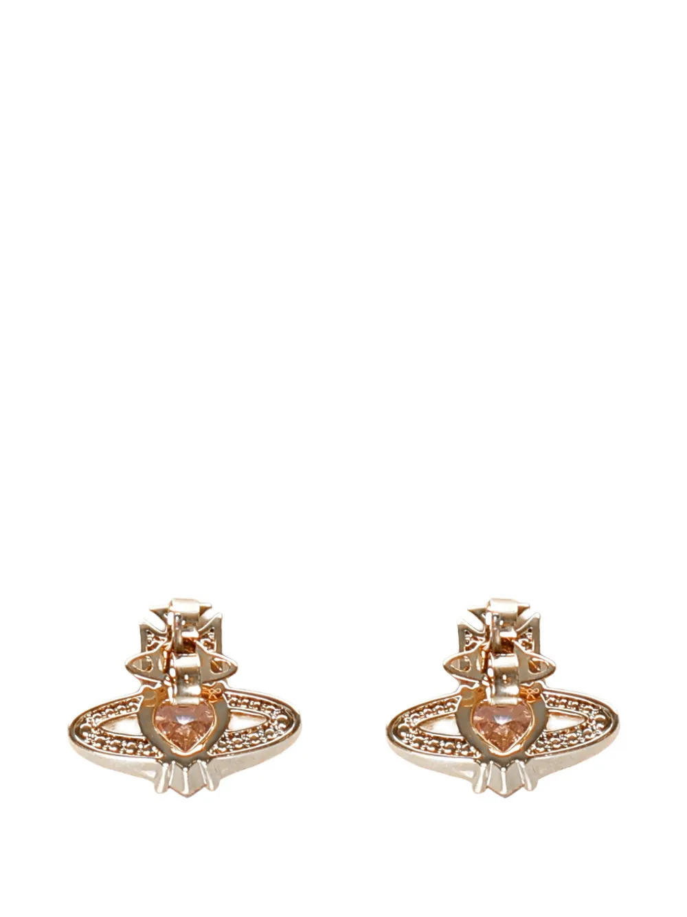 Vivienne Westwood Ariella heart orb earrings - Goud