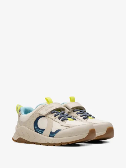 Clarks Kids Selva Hero touch-strap sneakers