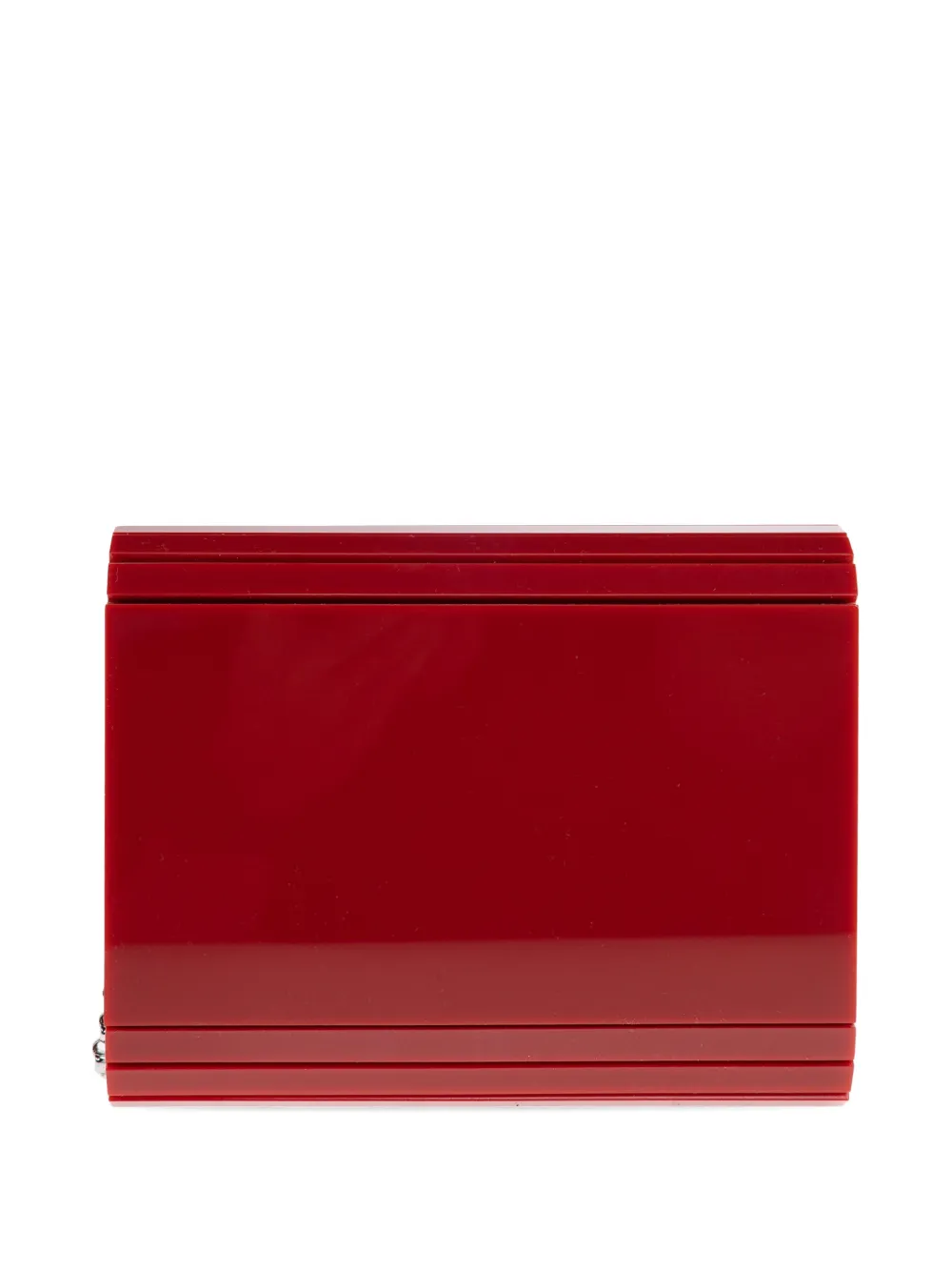  Jimmy Choo Candy Logo-detail Clucth Bag - Red 