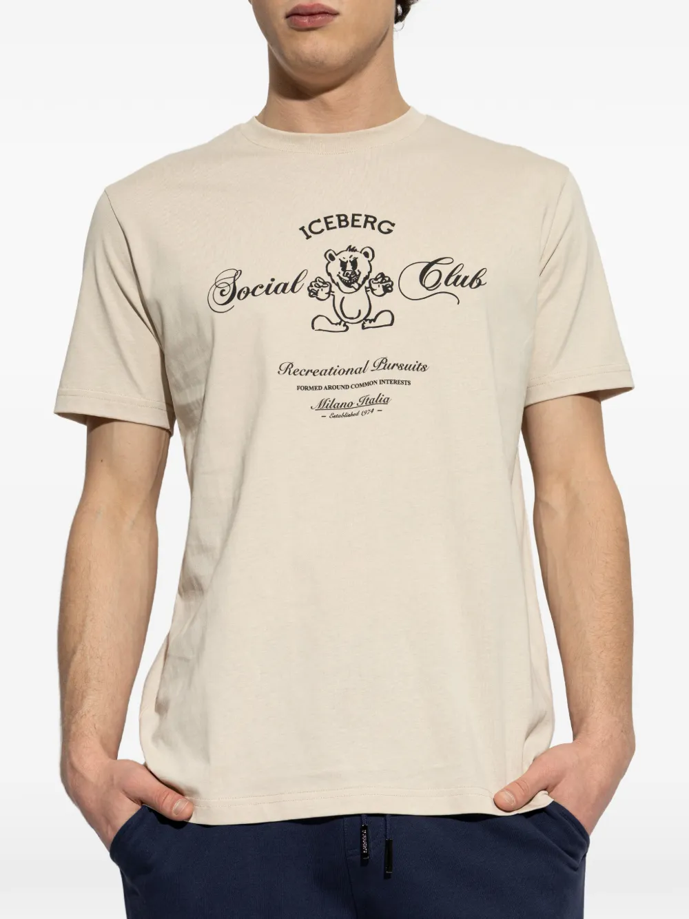  Iceberg Graphic T-shirt - Neutrals 