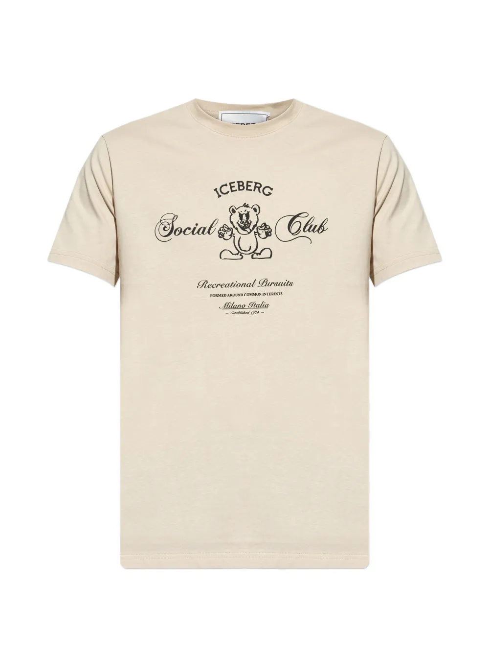 Iceberg graphic T-shirt - Toni neutri