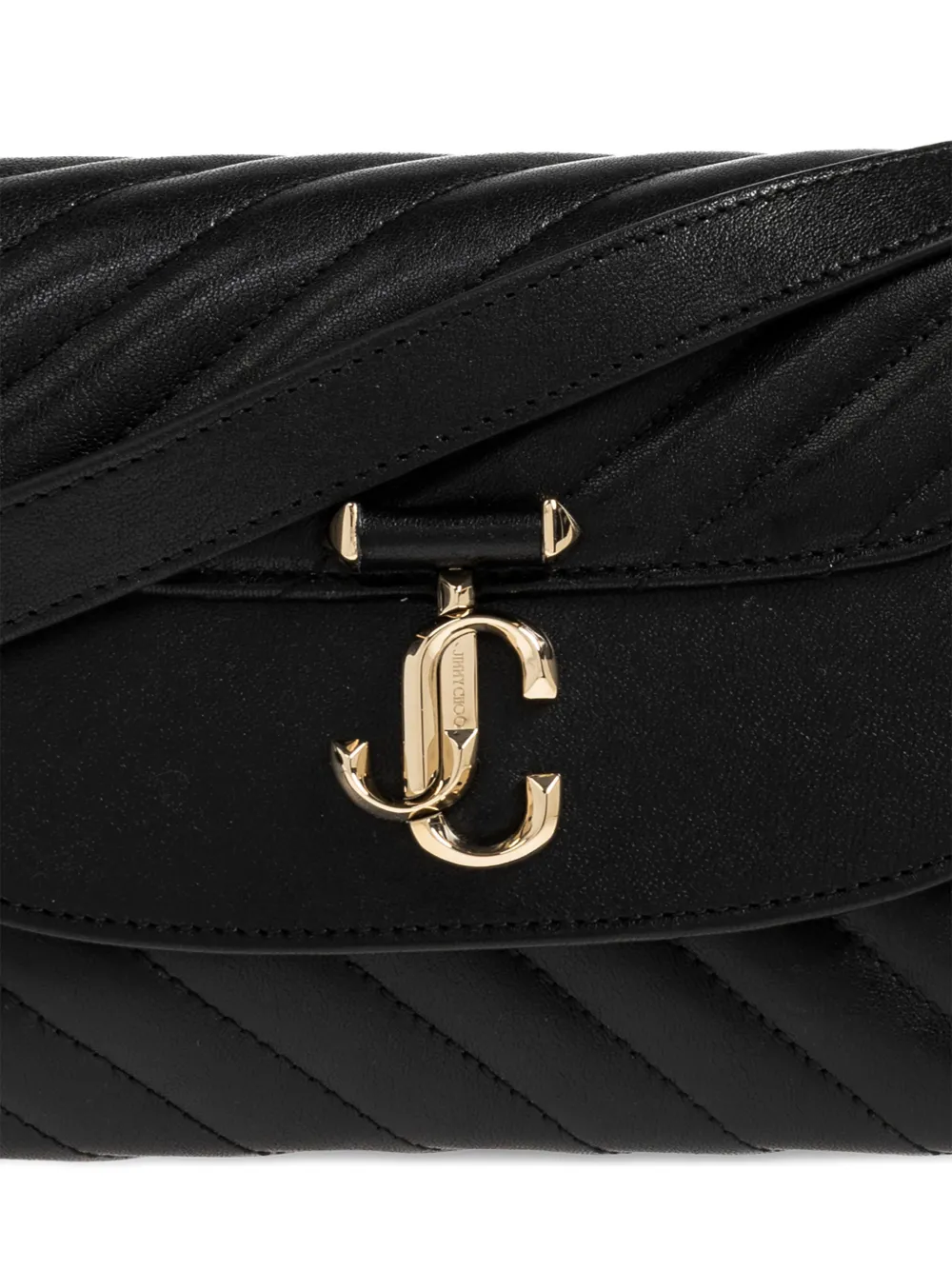 Curve chevron top-handle shoulder bag