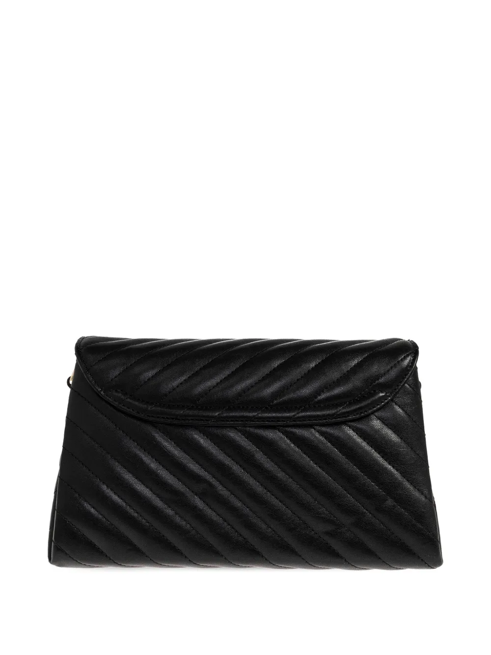 Curve chevron top-handle shoulder bag